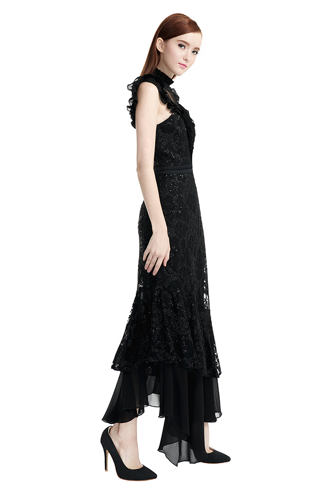 side view of the dress